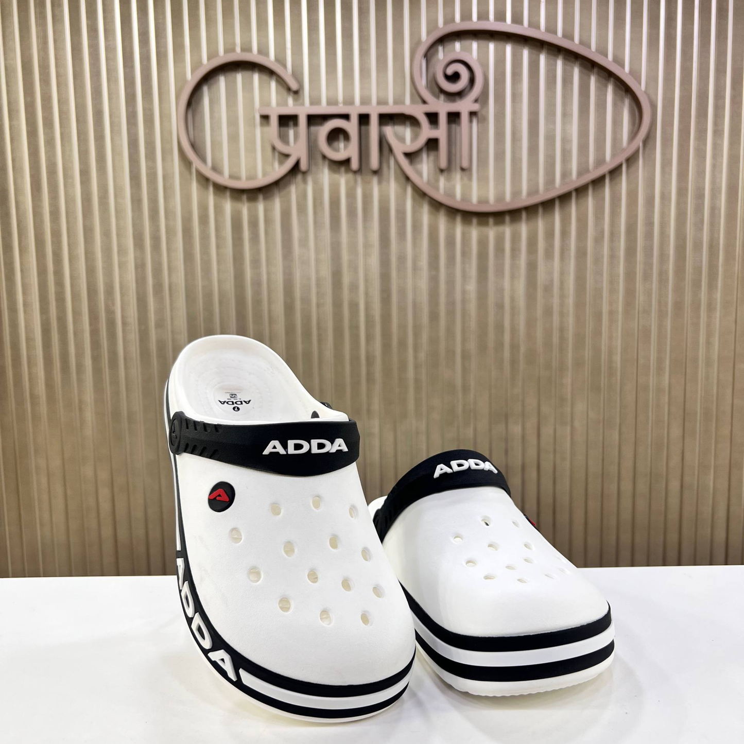 White Crocs ADDA Navigator Monsoon Special