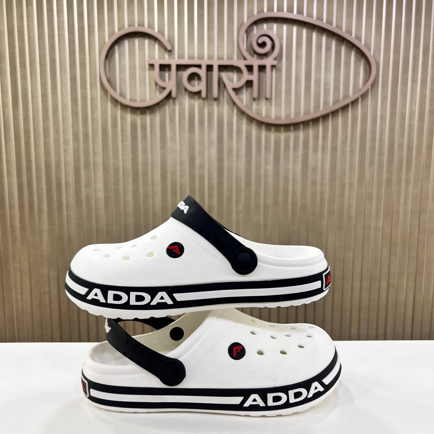 White Crocs ADDA Navigator Monsoon Special