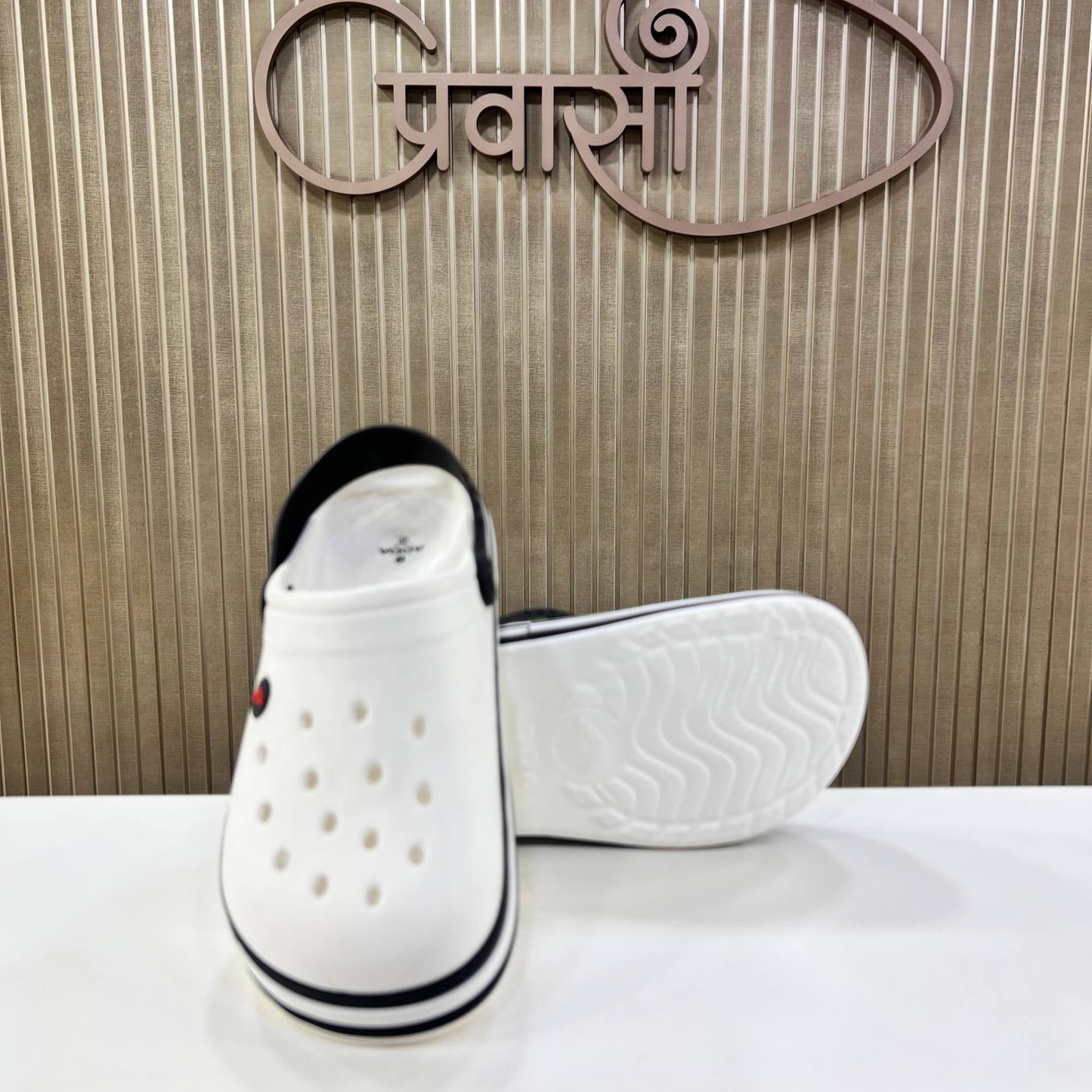 White Crocs ADDA Navigator Monsoon Special