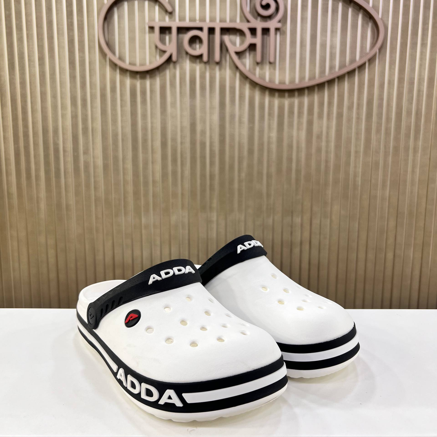 White Crocs ADDA Navigator Monsoon Special