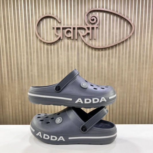 Premium Charcoal Gray Crocs ADDA Monsoon Special