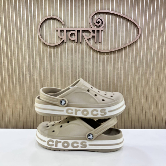 Premium Beige Crocs Monsoon Special
