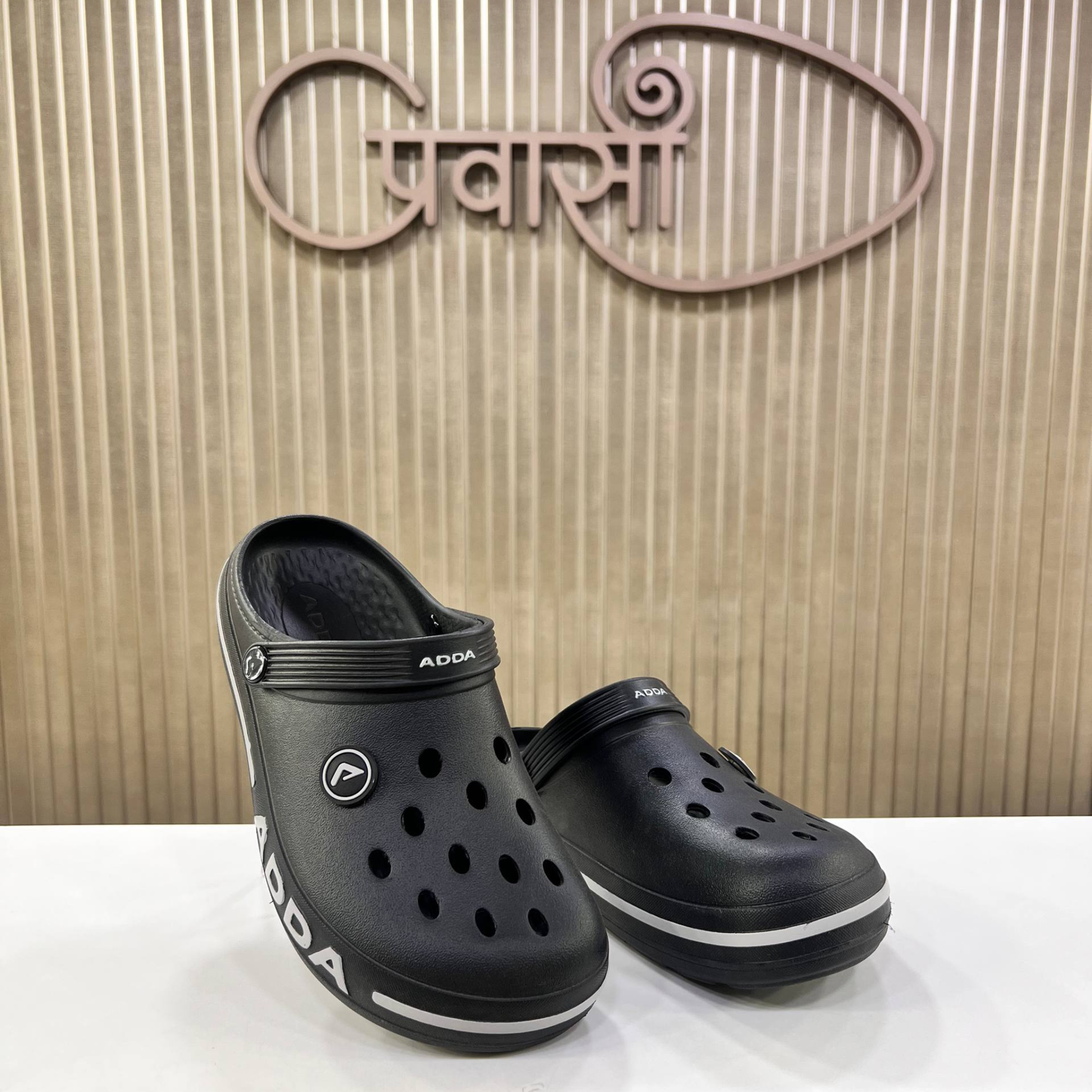 Premium Black Crocs ADDA Monsoon Special