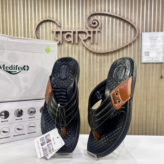 Soft Ortho Chappal For Men Doctor Recommended (Diabetes Knee & Leg Pain)