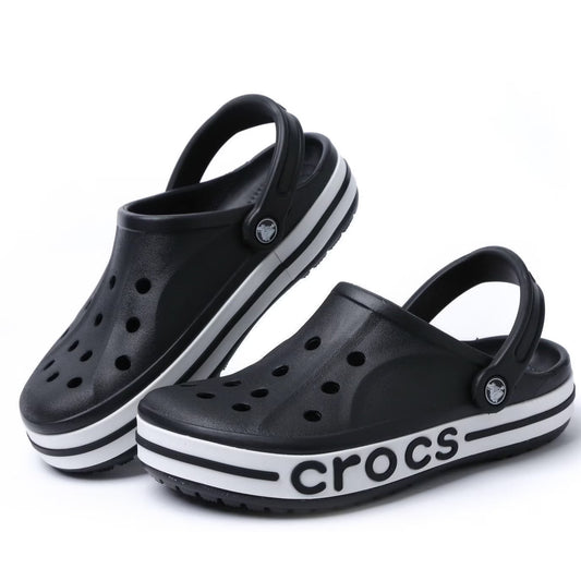 Premium Black Anti Skid Crocs